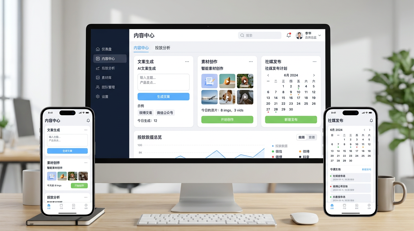 品牌营销与内容AI平台 案例展示