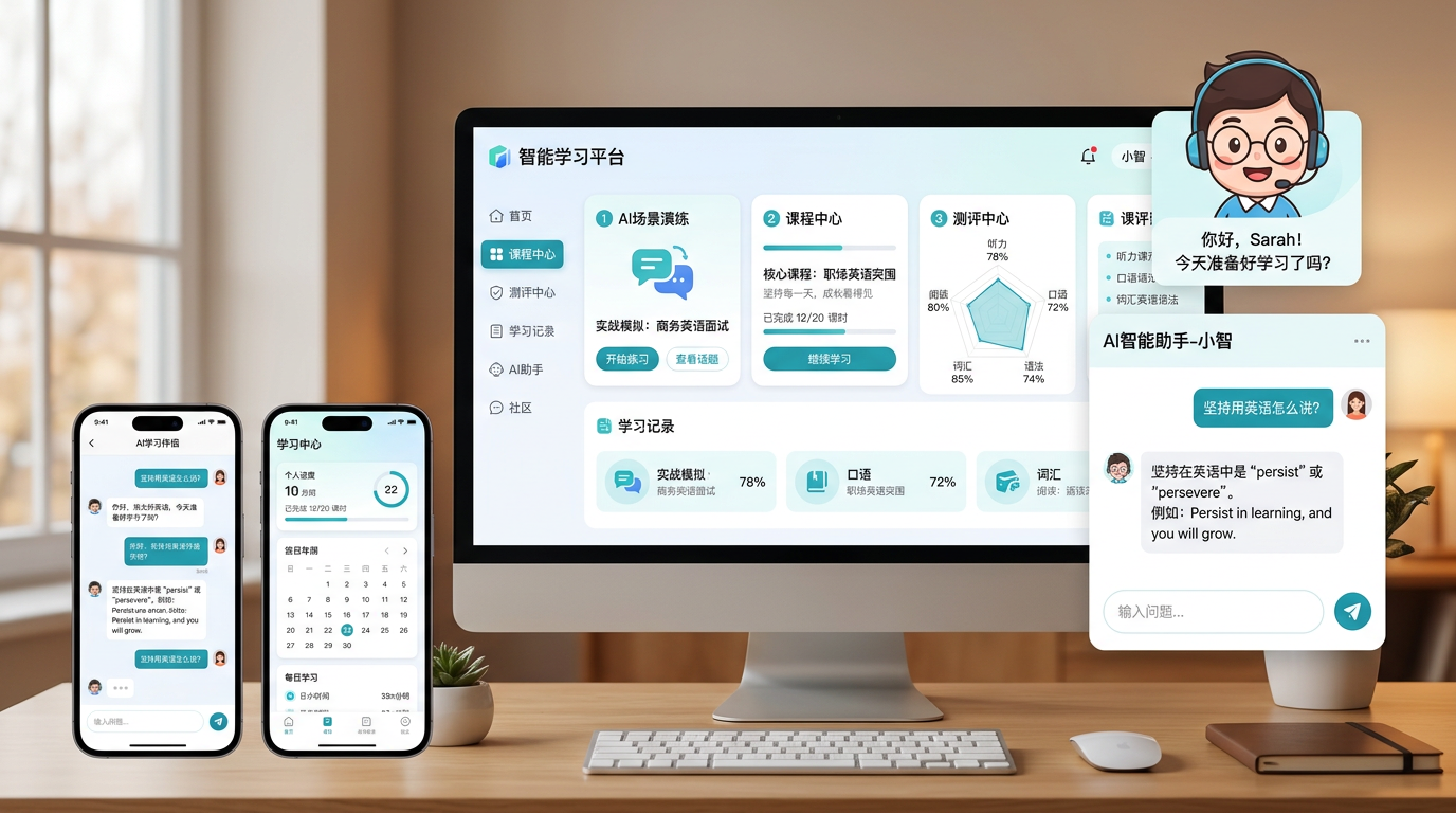 智慧教学与助学AI平台 案例展示