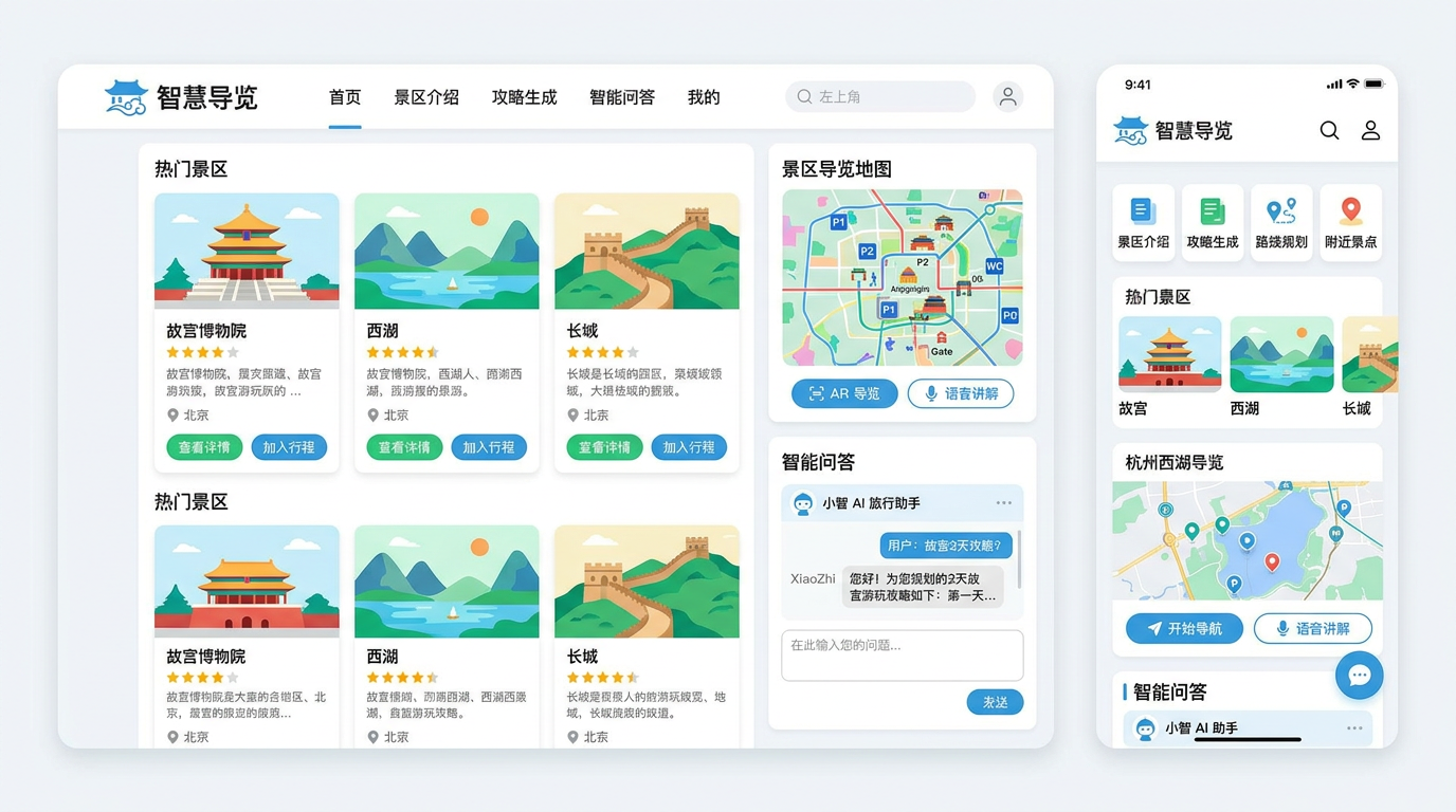 智慧文旅与导览AI平台 案例展示